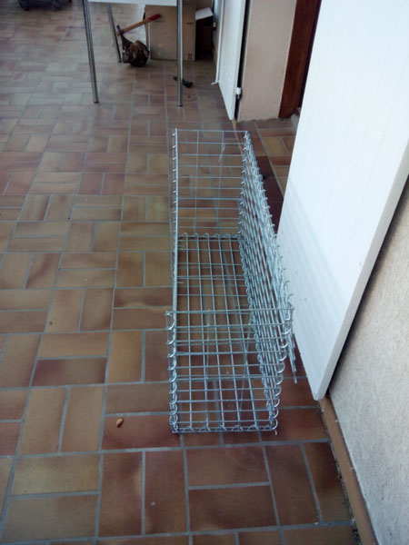montage du gabion